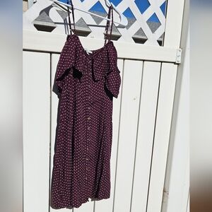 American Eagle off shoulder fit & flare mini dress